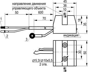 Габариты MS GR1P-32-L